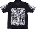 IHS-Camicia-Manica-Corta-Uomo-Respect-Your-Demon-Bowling-Shirt-Black-da-uomo