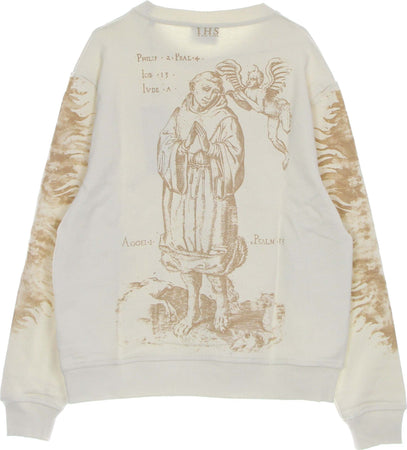 IHS-Felpa-Leggera-Girocollo-Uomo-Respect-Your-Demon-Sweatshirt-Natural-da-uomo