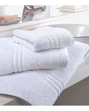 Set 6 asciugamani viso Antica Tessitura Italiana Continental 55x105 cm in spugna di cotone, Made in Italy