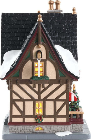 Il Cubby di Natale , edificio luminoso per villaggio di Natale in Porcellana Casa e cucina/Decorazioni per interni/Addobbi e decorazioni per ricorrenze/Decorazioni natalizie/Oggettistica MagiediNatale.it - Altamura, Commerciovirtuoso.it