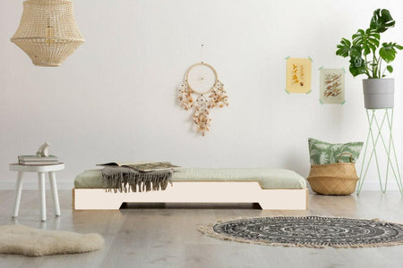 Lettino Montessori BOB bianco 143 x 75 cm