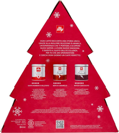 Illy-Christmas-Box-3-Barattoli-125gr-Cad.-Classico-Brasile-Guatemala