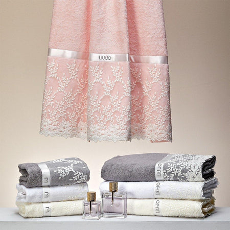 Liu Jo Telo Doccia Bagno in Spugna con Pizzo Organza LB639B S70 - Passarelli Biancheria