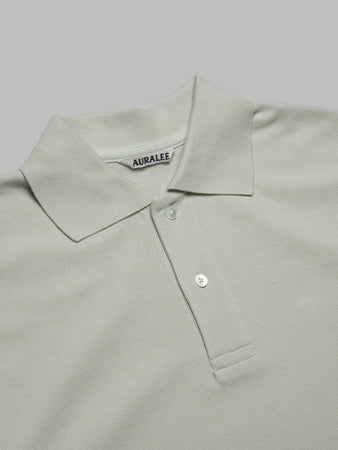 AURALEE pima cotton heavy pique polo da uomo