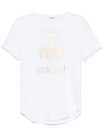 MARANT ETOILE T-shirt con logo Isabel Marant Etoile da donna