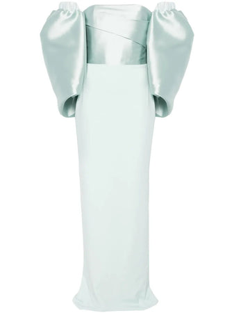 SOLACE LONDON maxi dress floris da donna