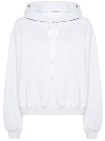 Alexander Wang felpa con cappuccio AW da donna