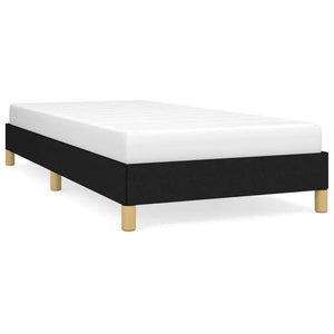 vidaXL Giroletto Nero 80x200 cm in Tessuto