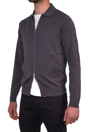 FILINTRAMA Filintrama - Polo Full Zip Manica Lunga Con Tasche FB1ML2A CR12R 960 da uomo