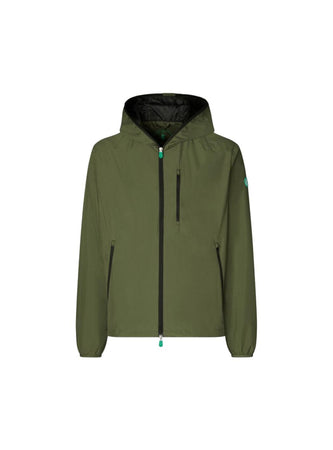 SAVE THE DUCK Save The Duck - Corto Con Cappuccio E Zip Con Tasca Sul Petto DAVID WIND16 50000 da uomo