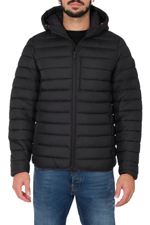 SAVE THE DUCK Save The Duck - Imbottito Trapiuntato Con Cappuccio JUNCUS MITO17 10000 da uomo