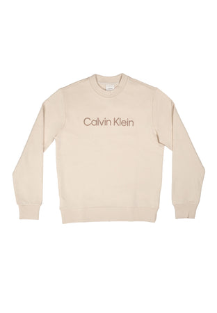 calvin klein Felpa Uomo Calvin Klein K10K114260 PDV BEIG da uomo
