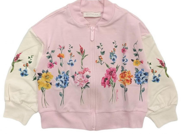MONNALISA Monnalisa - Felpa Bomber Rosa 9102 190800 0004 da bambino