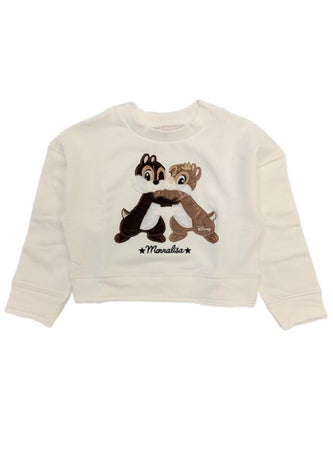 MONNALISA Monnalisa - Felpa Vintage Panna 0001 190610 0054 da bambino