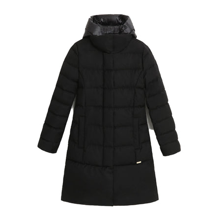Woolrich - Ut2346 Luxe Puffy Prescott Parka 100 Nero WWOU0516FR da donna