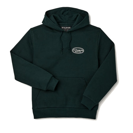 FILSON Filson - Prospector Embroidered Hoodie 320 Fir Oval FMFEL0005 K0049 da uomo