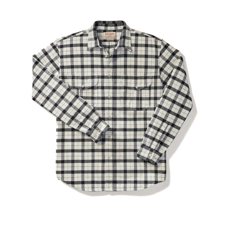 FILSON Filson - Alaskan Guide Shirt 111 Cream Black FMCAM0005 W0167 da uomo