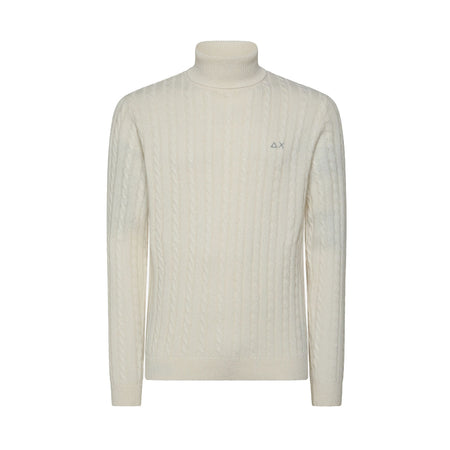 SUN68 Sun68 - Turtle Cable 31 Bianco Panna K42139 da uomo
