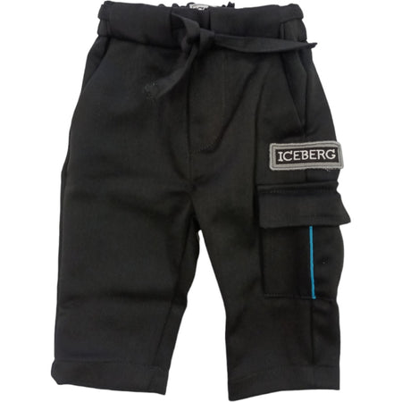ICEBERG Iceberg - Pantalone Nero PTICE4300B da bambino