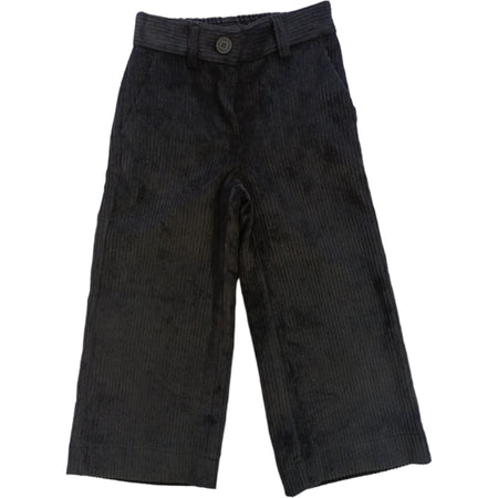 MONNALISA Monnalisa - Pantaloni Nero 0050 Velluto Coste Larghe 17B407 2855 da bambino