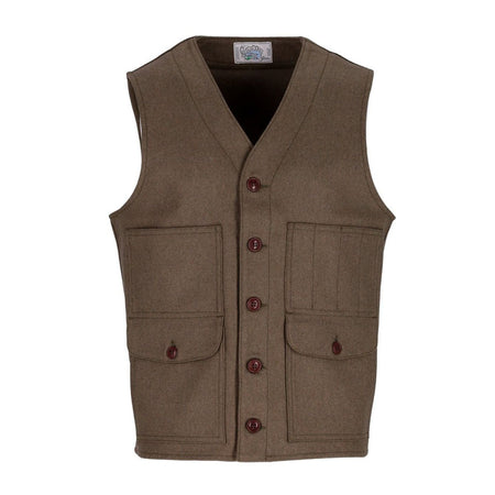 CHESAPEAKE'S Chesapeake's - Outdoor Wool Vest Greencheck OREGON da uomo