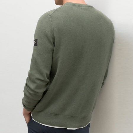 ECOALF Ecoalf - Gakncirue0651ms23 128 Olive CIRUELOALF KNIT MAN da uomo