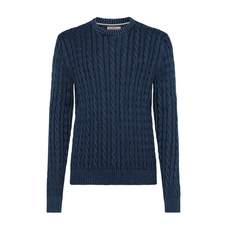 SUN68 Sun68 - Round Cable Vintage 07 Navy Blue K33118 da uomo