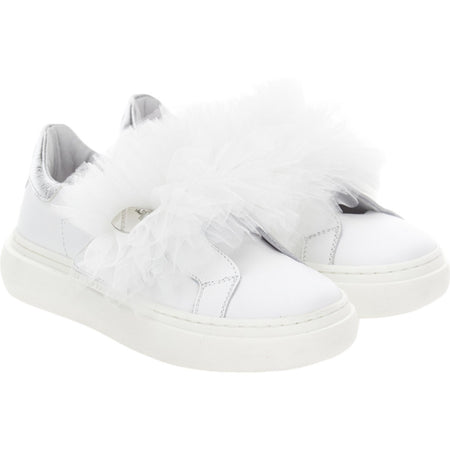 MONNALISA Monnalisa - Sneakers Vitello Bianca 87C006 3739 da bambino