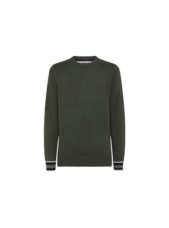 SUN68 Sun68 - Maglione Cuffs Militare K43118 da uomo