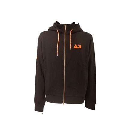 SUN68 Sun68 - Felpa Logo Nero F43119 da uomo