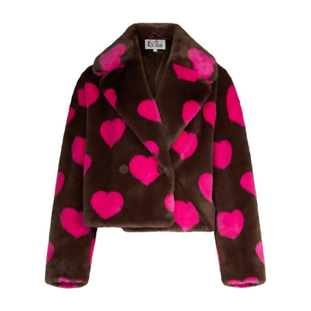 SAINT BARTH Saint Barth - Pellicciotto Con Cuori EMEL001 da donna