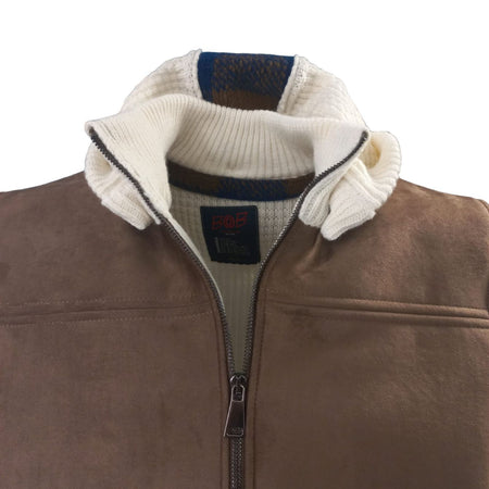 BOB Bob - Maglia Con Cappuccio Marrone/panna A24SHOTS da uomo