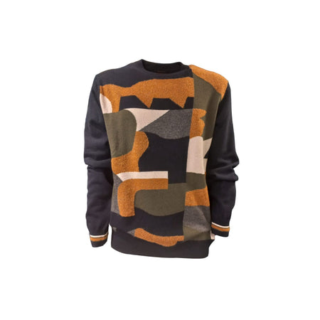 BOB Bob - Maglia Girocollo Lana Fantasia A24DORT/G da uomo