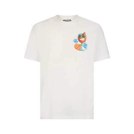 SAINT BARTH Saint Barth - T-shirt Spritz Bianco 03468F da uomo