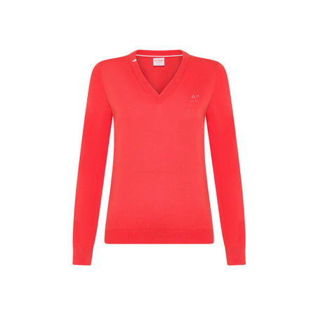 SUN68 Sun68 - Maglia V Lampone K34202 da donna