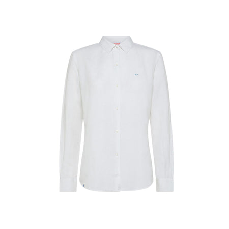 SUN68 Sun68 - Camicia Regular Panna S34225 da donna