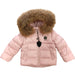 Blauer - Piumino 506 Rosa C/pelliccia 24WBBXC02550 da bambino