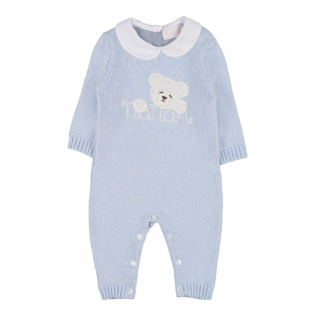 NANAN Nanan - Tutina Filo Celeste C/orso I24017 da bambino