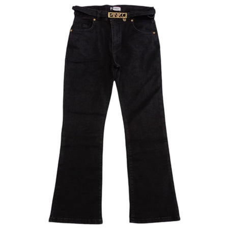 Pinko - Denim Nero C/cintura Logata Oro F4PIJGDP001 da bambino