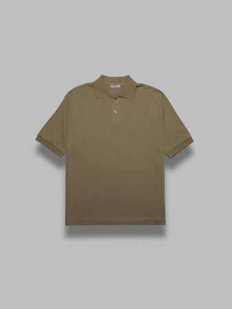 AURALEE pima cotton heavy pique polo da uomo
