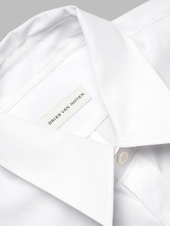 DRIES VAN NOTEN fitted cotton shirt da uomo
