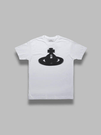 Vivienne Westwood halftone orb classic t-shirt - white da donna
