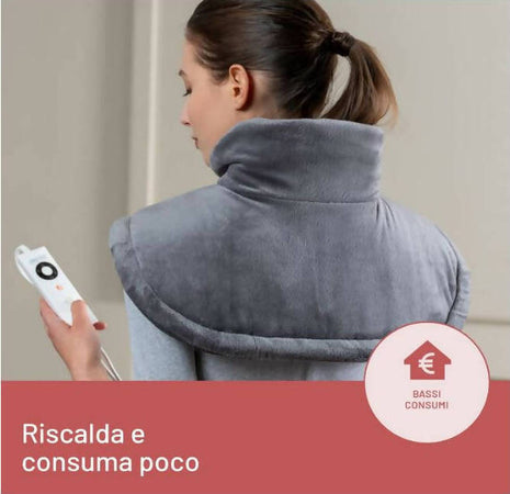 Imetec Intellisense Cervical, Cervicale E Spalle Cuscino Termico, 47x52 Cm, Anallergico 5 Temperature, E Lavabile In Lavatrice Casa e cucina/Tessili per la casa/Biancheria da letto/Coperte e trapunte/Coperte elettriche Puleo Casa - Palermo, Commerciovirtuoso.it