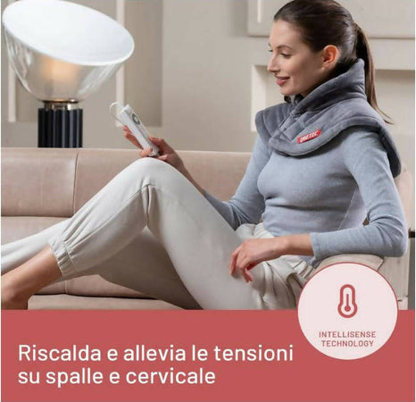 Imetec Intellisense Cervical, Cervicale E Spalle Cuscino Termico, 47x52 Cm, Anallergico 5 Temperature, E Lavabile In Lavatrice Casa e cucina/Tessili per la casa/Biancheria da letto/Coperte e trapunte/Coperte elettriche Puleo Casa - Palermo, Commerciovirtuoso.it