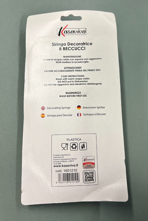 KASAVIVA - DELIZIA SIRINGA DECORATRICE 8 BECCUCCI 18 CM