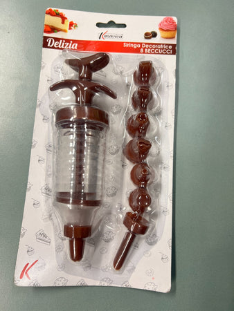 KASAVIVA - DELIZIA SIRINGA DECORATRICE 8 BECCUCCI 18 CM