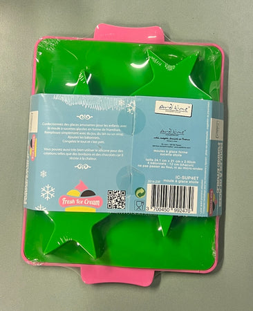 ARD TIME - SET 4 STAMPI PER GELATO A FORMADI STELLA