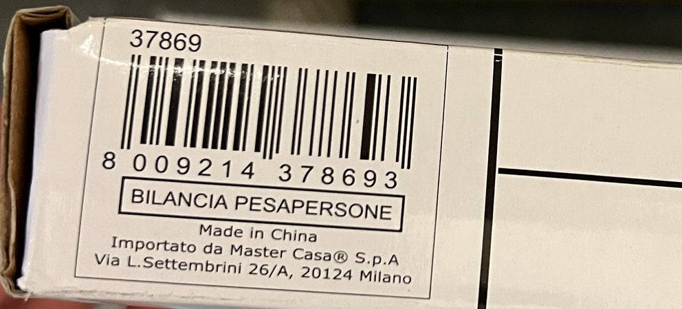 MASTER CASA - BILANCIA PESAPERSONE ELETTRONICA