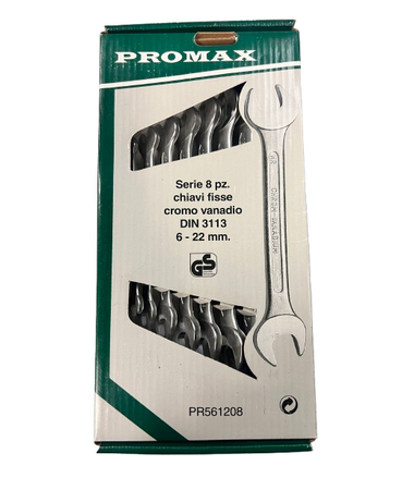 PROMAX MASIDEF - SERIE 8 PZ CHIAVI FISSE 6-22CV