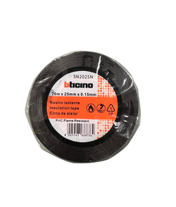 BTICINO - NASTRO ISOLANTE 150MIC NERO 25MM X 20M